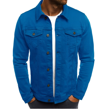 Men's Casual Lightweight Denim Jacket