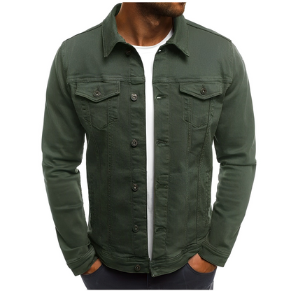 Men's Casual Lightweight Denim Jacket