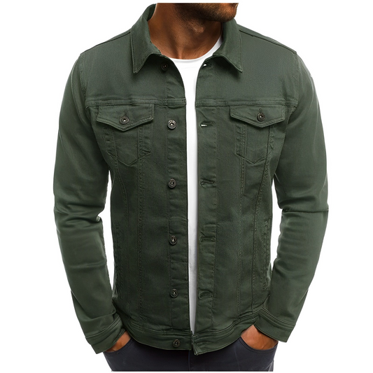 Men's Casual Lightweight Denim Jacket