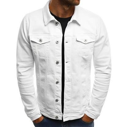 Men's Casual Lightweight Denim Jacket