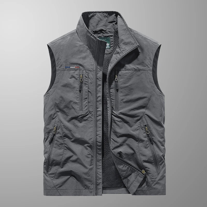 Lightweight Outdoor Vest with Multiple Pockets