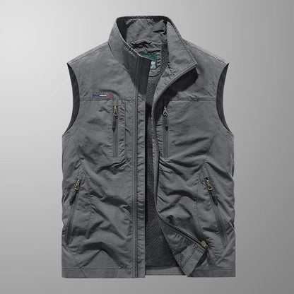 Lightweight Outdoor Vest with Multiple Pockets