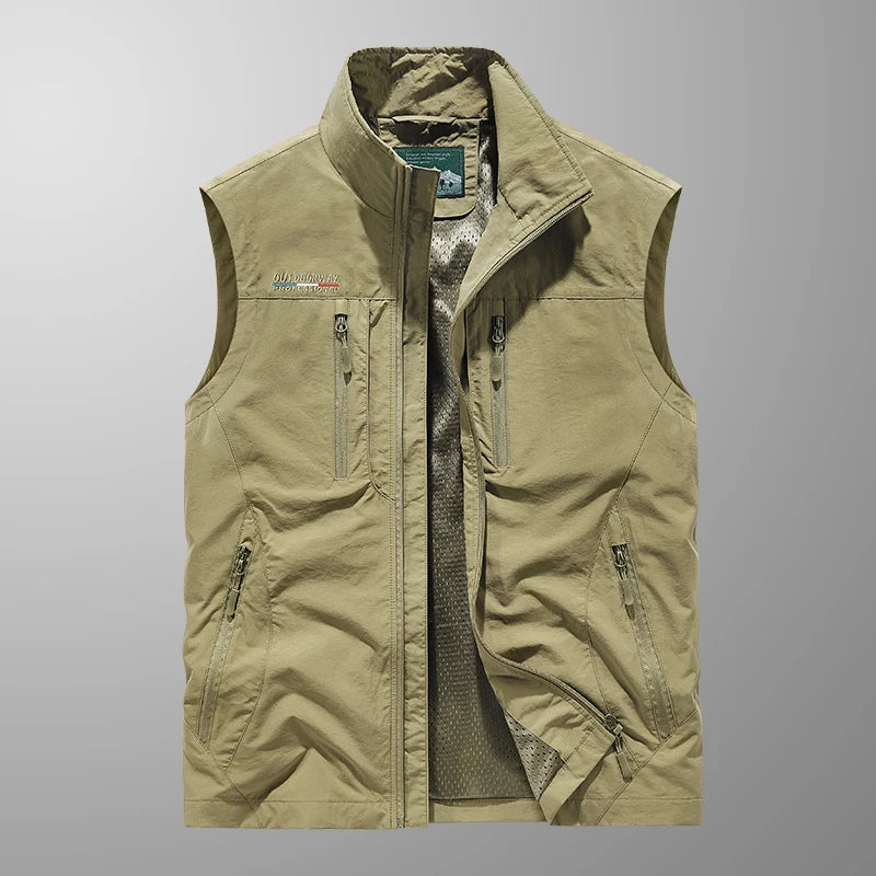 Lightweight Outdoor Vest with Multiple Pockets