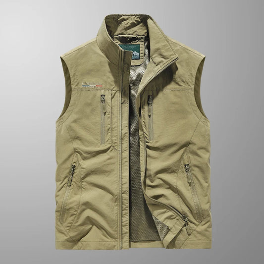 Lightweight Outdoor Vest with Multiple Pockets