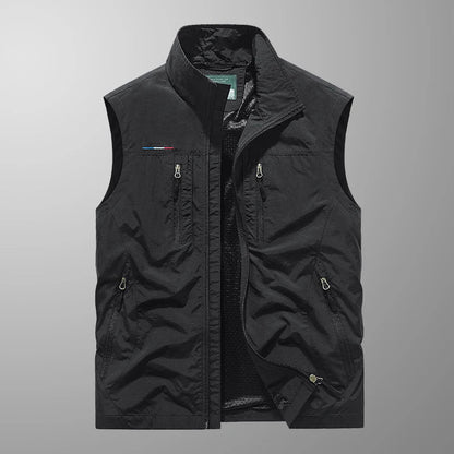 Lightweight Outdoor Vest with Multiple Pockets