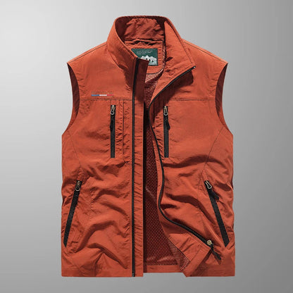 Lightweight Outdoor Vest with Multiple Pockets