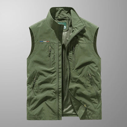 Lightweight Outdoor Vest with Multiple Pockets