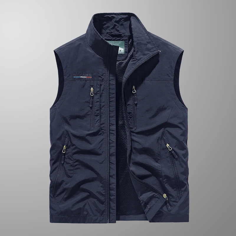 Lightweight Outdoor Vest with Multiple Pockets