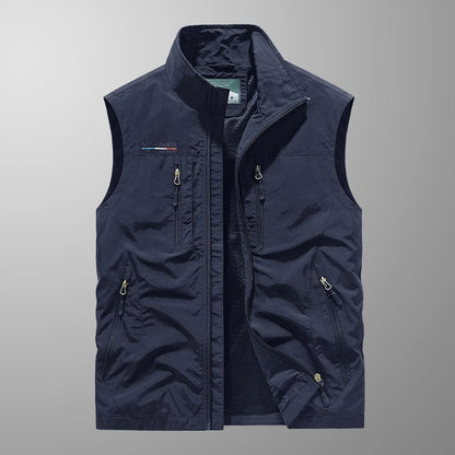 Lightweight Outdoor Vest with Multiple Pockets