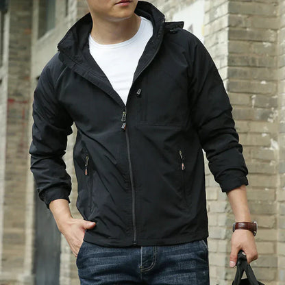 Niki | Men's Lightweight Stand Collar Zip Jacket