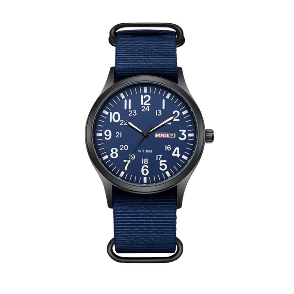Niki | Men's Military Field Watch with Luminous Dial