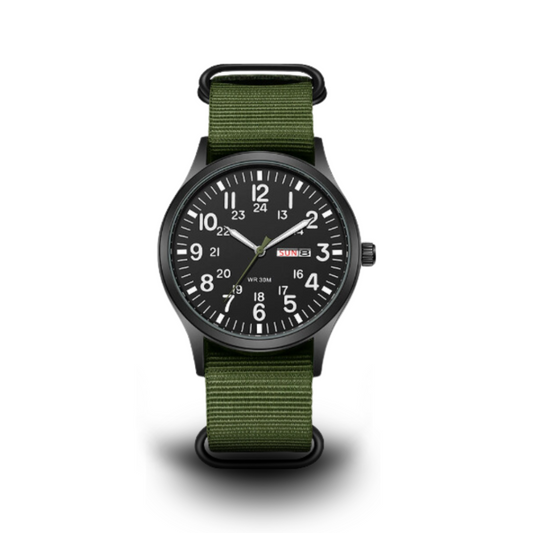Niki | Men's Military Field Watch with Luminous Dial