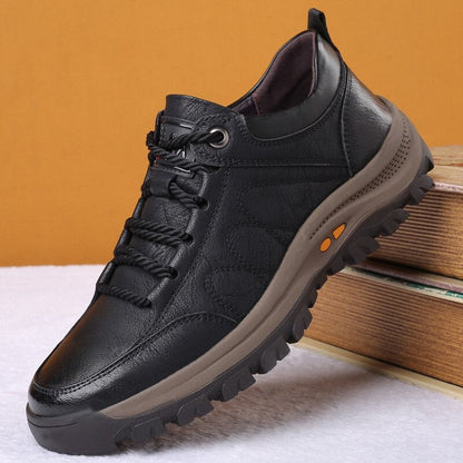 Men's Leather Shoes with Orthopedic Support