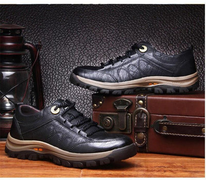 Men's Leather Shoes with Orthopedic Support