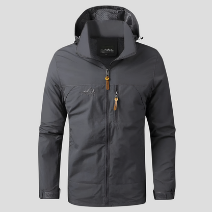 Water-Resistant Outdoor Hooded Jacket