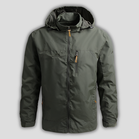Water-Resistant Outdoor Hooded Jacket