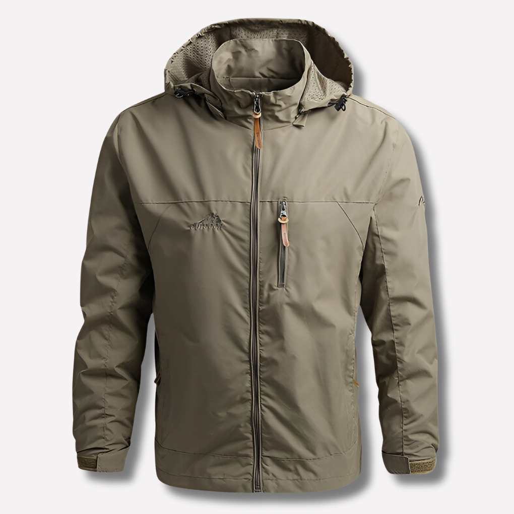 Water-Resistant Outdoor Hooded Jacket