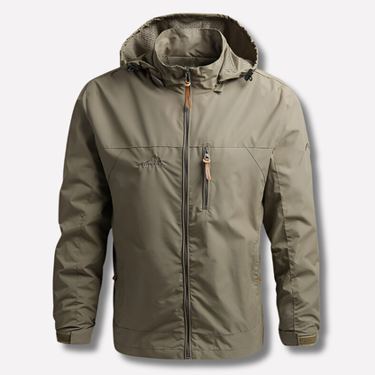 Water-Resistant Outdoor Hooded Jacket