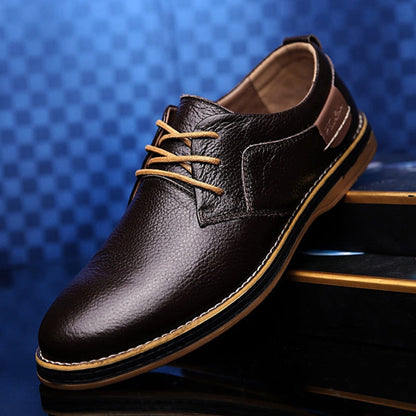 Men's Waterproof Leather Dress Shoes