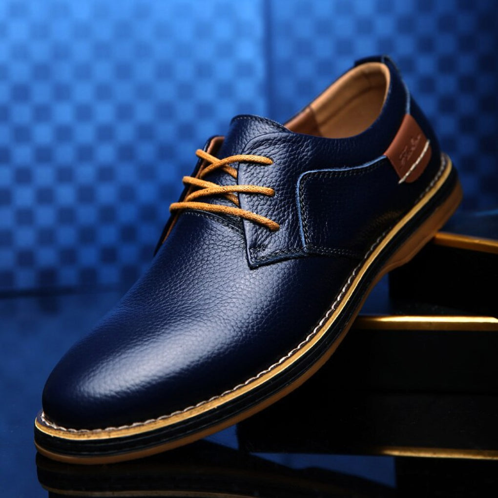 Men's Waterproof Leather Dress Shoes