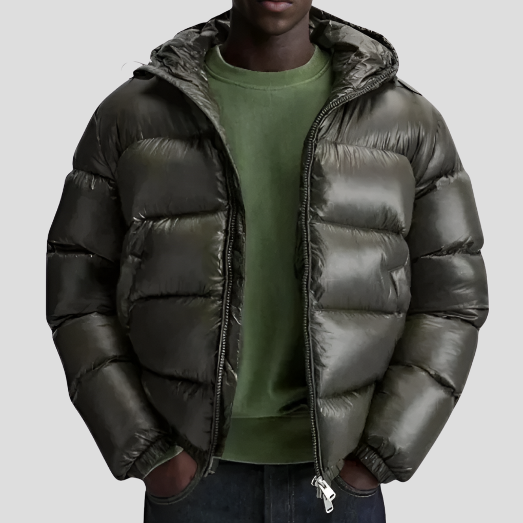 Men's Insulated Hooded Winter Jacket