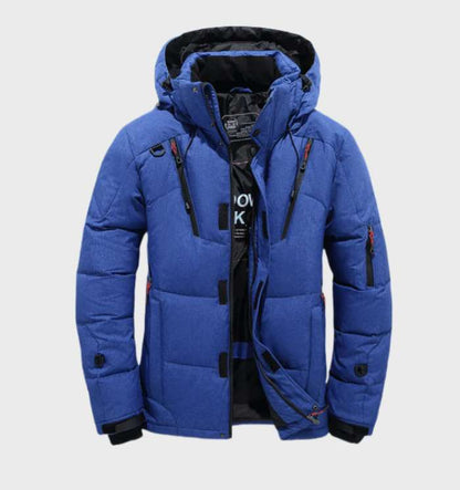 Men's Insulated Hooded Winter Parka Jacket
