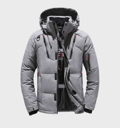 Men's Insulated Hooded Winter Parka Jacket
