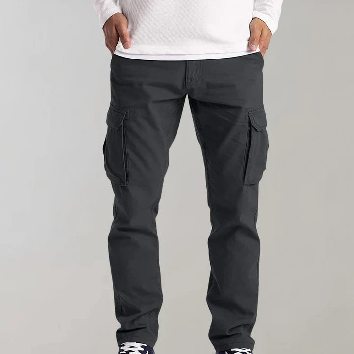 Men's Durable Relaxed Fit Cargo Pants