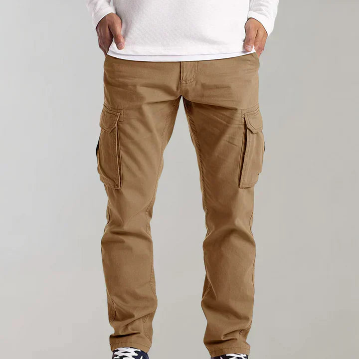 Men's Durable Relaxed Fit Cargo Pants
