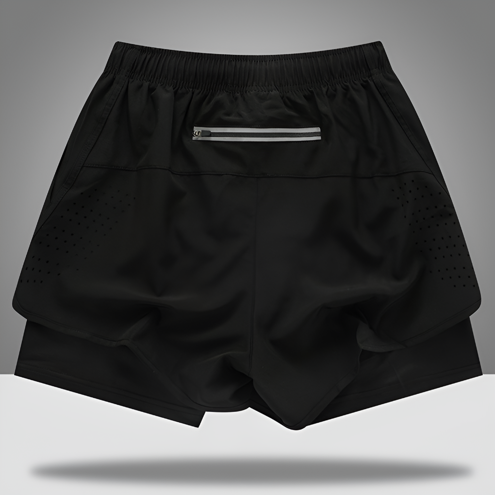 Men's Lightweight Running Shorts with Zippered Pocket
