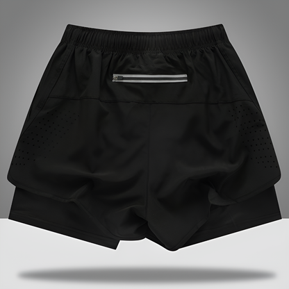 Men's Lightweight Running Shorts with Zippered Pocket