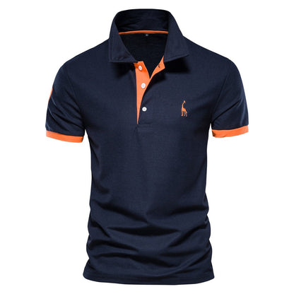 Niki | Men's Short Sleeve Polo with Contrast Trim