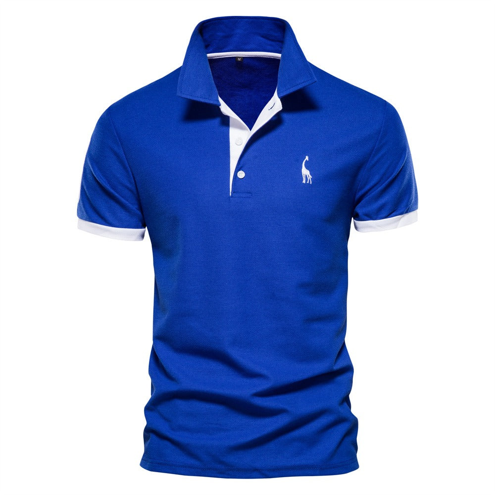 Niki | Men's Short Sleeve Polo with Contrast Trim