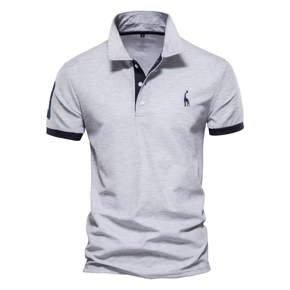 Niki | Men's Short Sleeve Polo with Contrast Trim