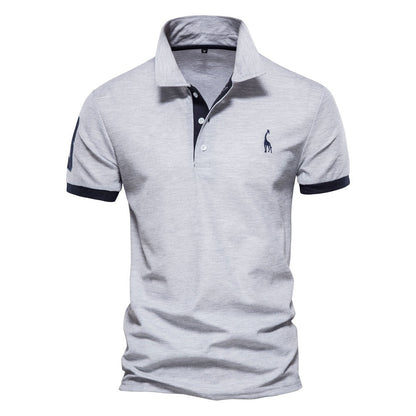 Niki | Men's Short Sleeve Polo with Contrast Trim