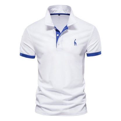 Niki | Men's Short Sleeve Polo with Contrast Trim