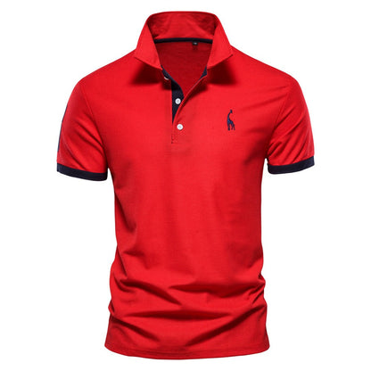 Niki | Men's Short Sleeve Polo with Contrast Trim