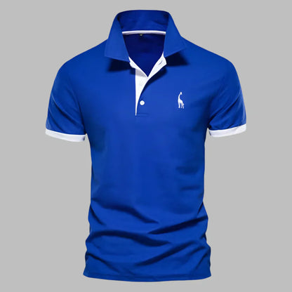Smart Contrast Trim Polo Shirt