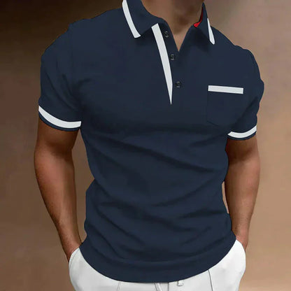 Comfortable Classic Pocket Polo