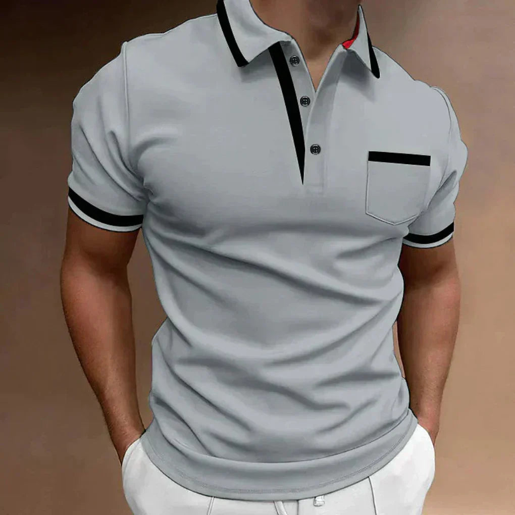 Comfortable Classic Pocket Polo