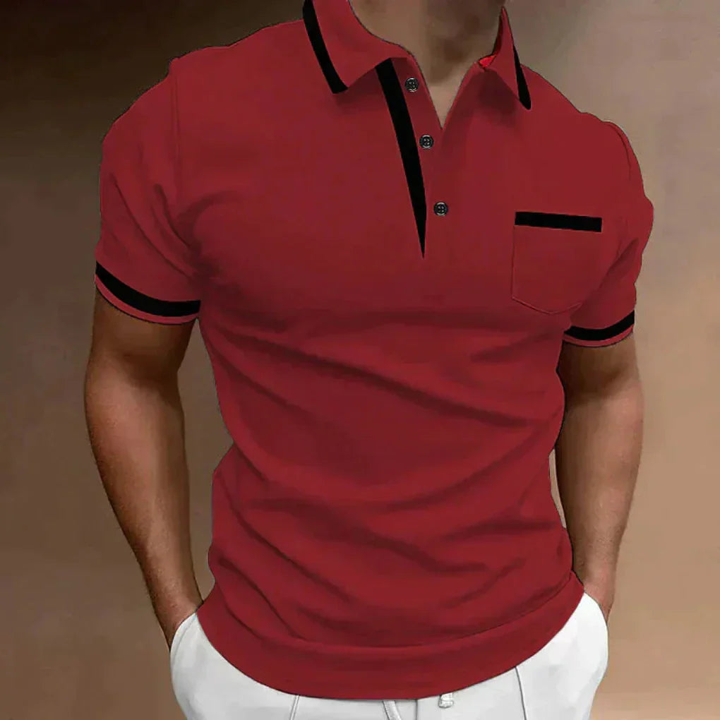 Comfortable Classic Pocket Polo