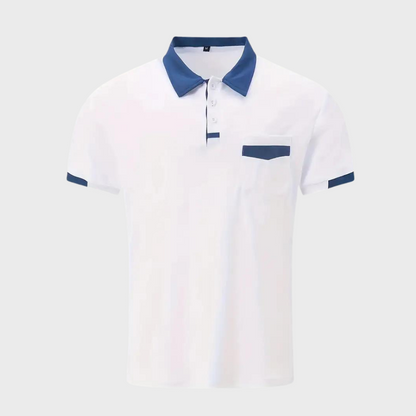 Niki | Men's Short Sleeve Polo with Pocket Detail