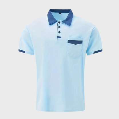 Niki | Men's Short Sleeve Polo with Pocket Detail