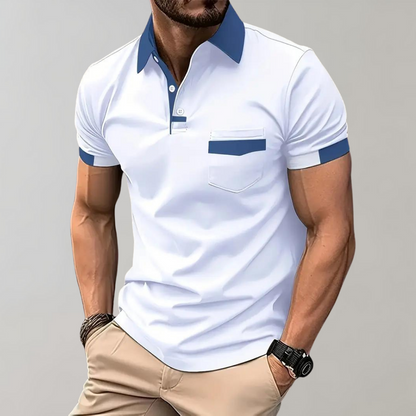 Niki | Men's Short Sleeve Polo with Pocket Detail