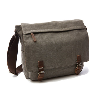 Niki | Men's Shoulder Bag with Flap and Buckles