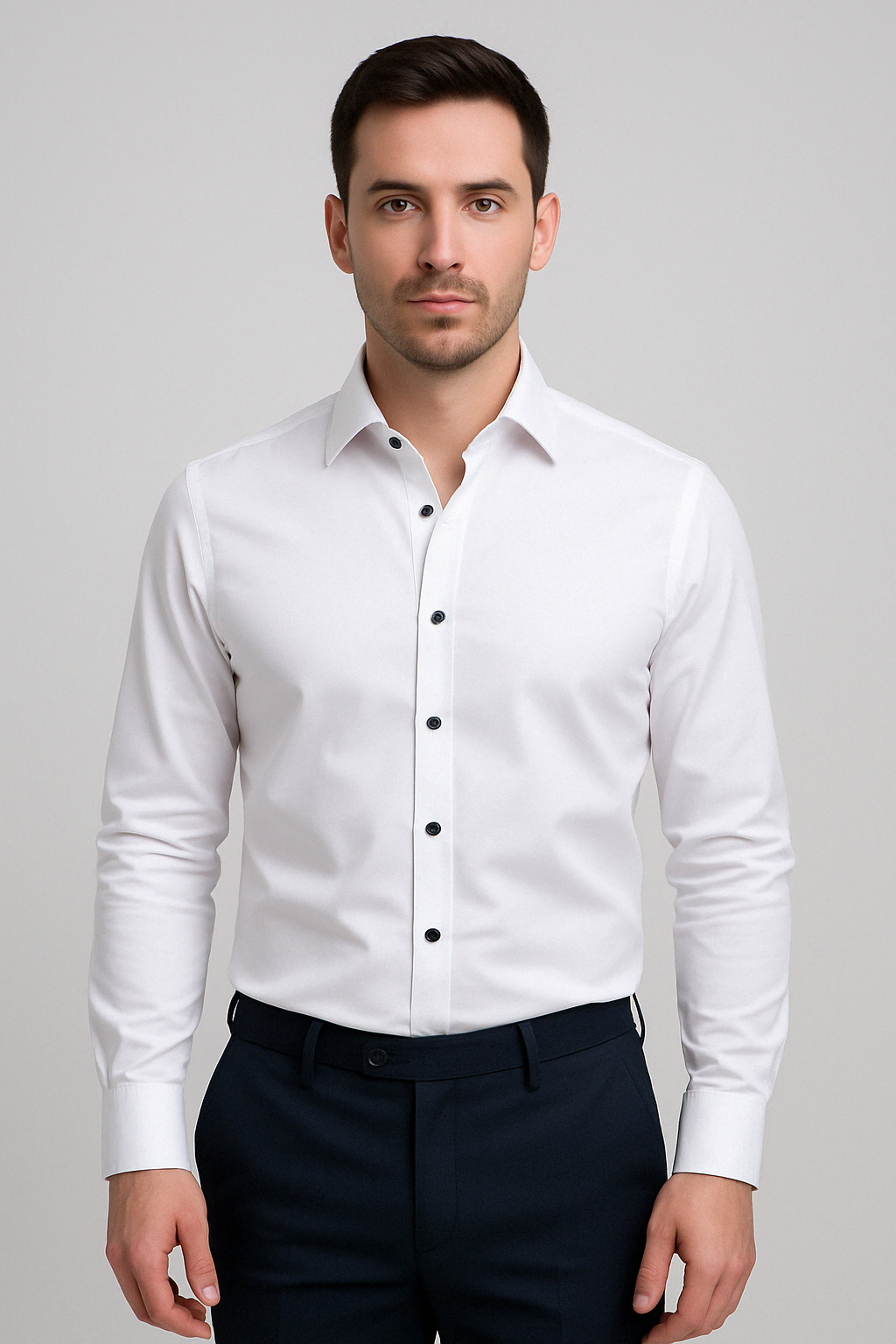 Men's Stretchy & Wrinkle-Free Dress Shirt