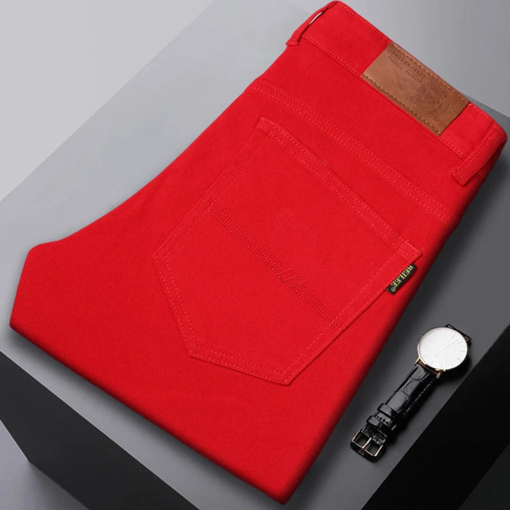 Men's Stretch Denim Trousers - Slim Fit