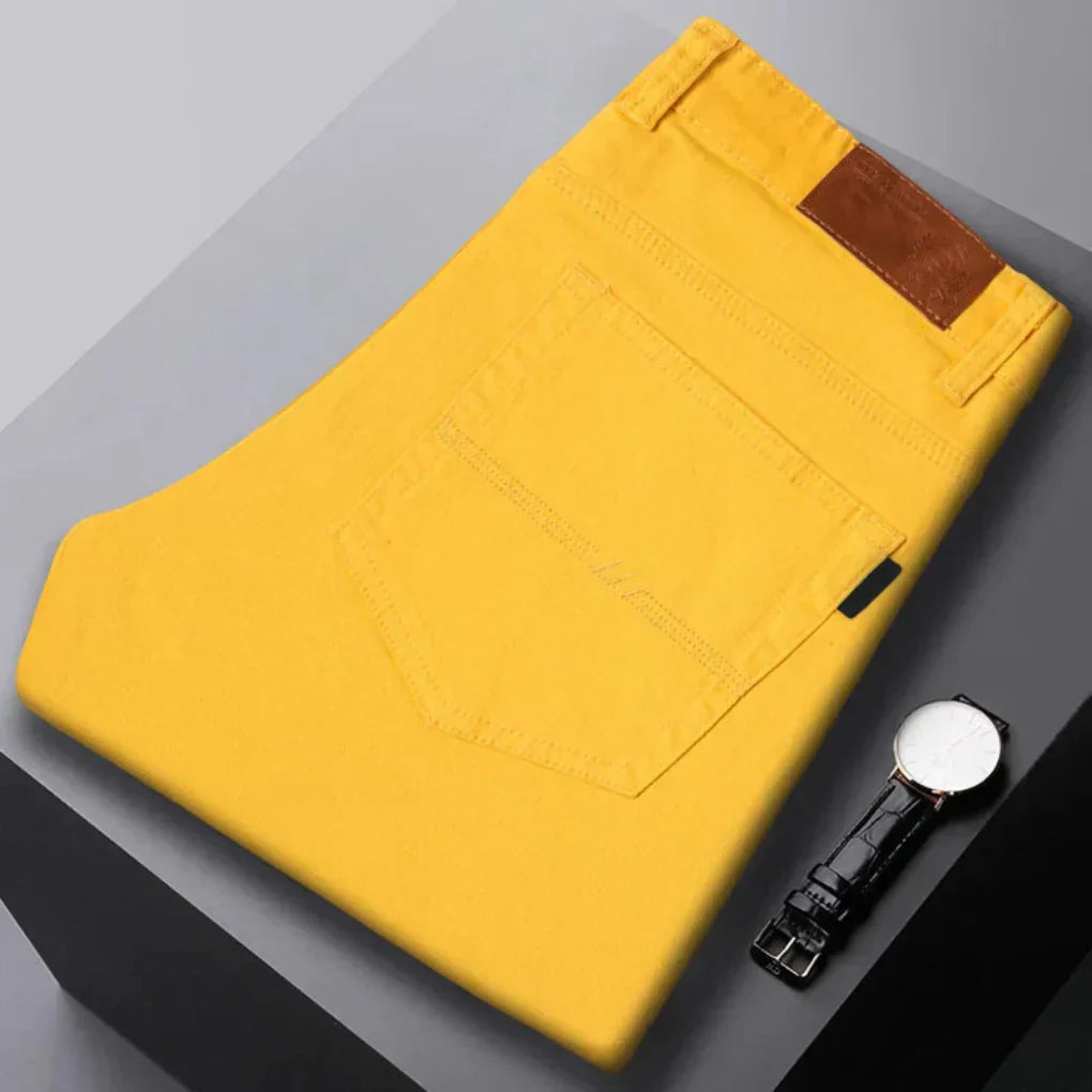 Men's Stretch Denim Trousers - Slim Fit