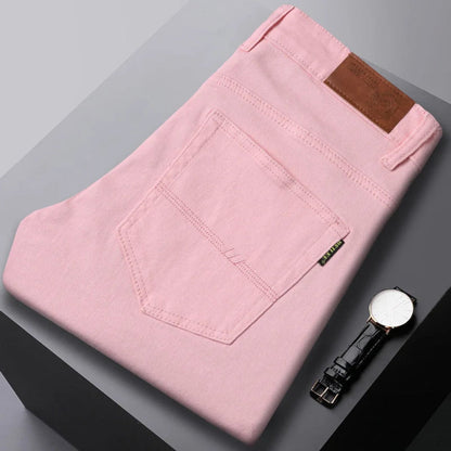 Men's Stretch Denim Trousers - Slim Fit