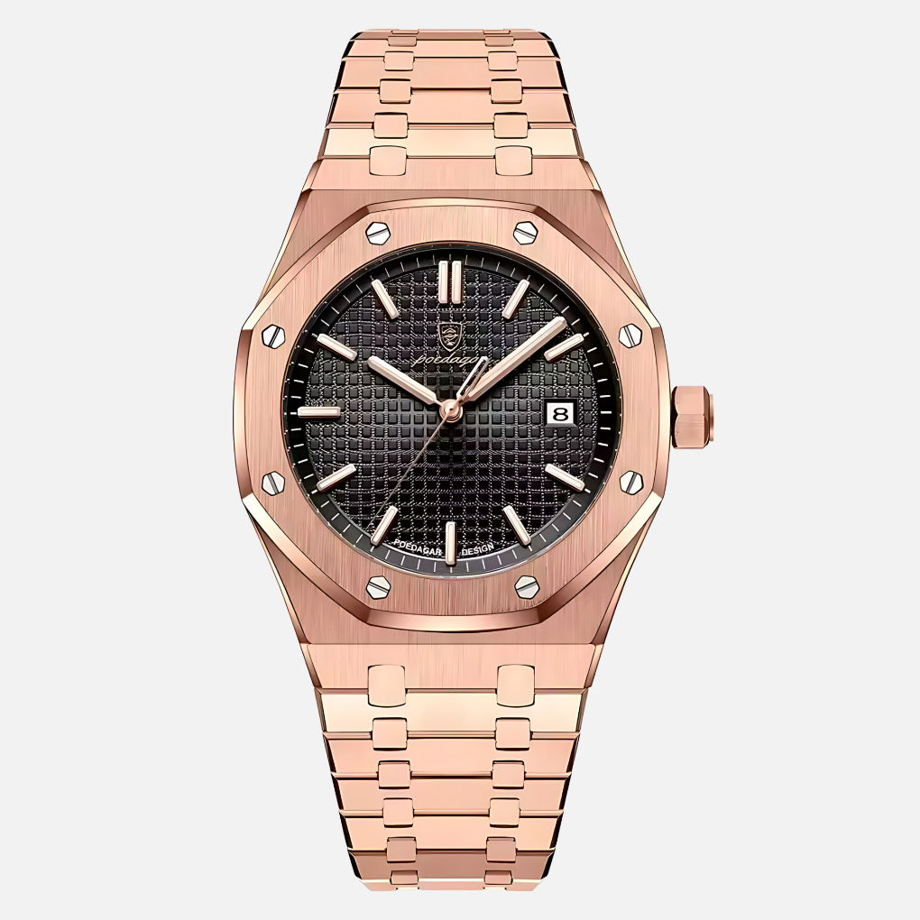 Niki | Men's Stainless Steel Luxury Watch with Roman Numerals